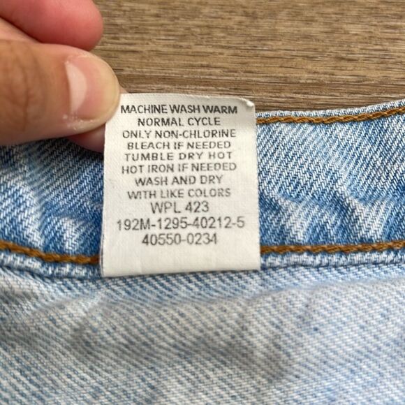 Vintage Levi's Orange Tab 550 Relaxed Fit Tapered Leg Light Blue Jeans Sz 34X30 - Picture 8 of 11